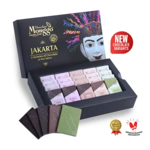 Chocolate Monggo | Oleh Oleh Jakarta Cokelat Ondel Ondel 5x4 Flavors | Coklat Souvenir | Gift Hadiah Kado